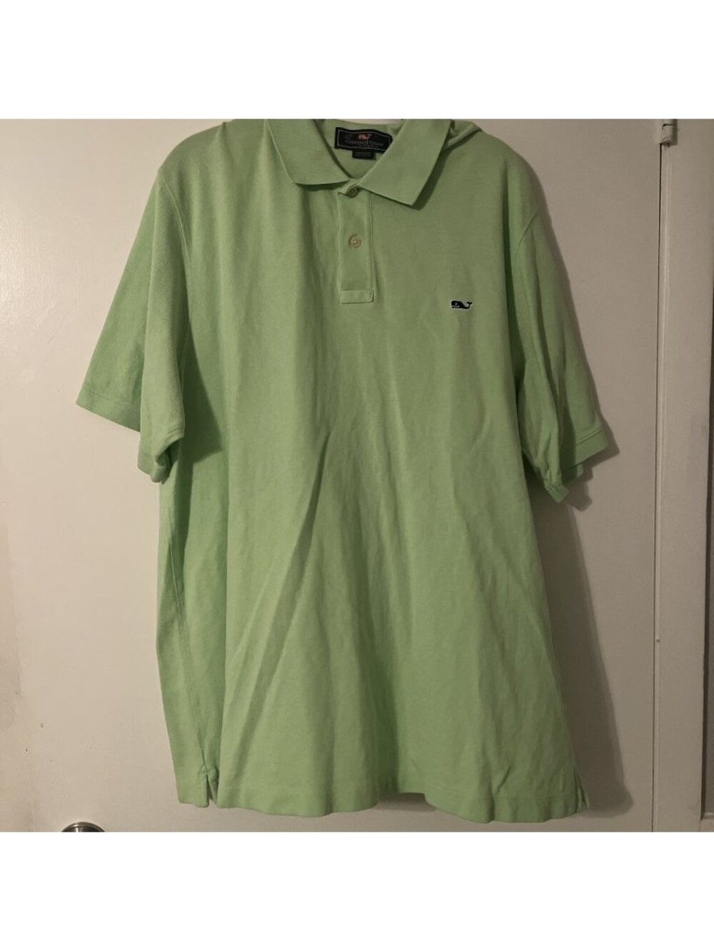 VINEYARD VINES Mens Short Sleeve Polo Shirt Size X-Large XL, Lime Green
